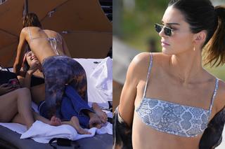 Kendall Jenner i Bella Hadid na plaży. Jak one się lubią! [HOT ZDJĘCIA]