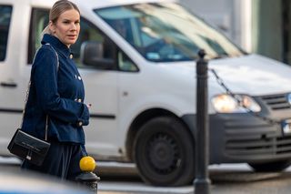 Pierwsza dama w eleganckim butiku