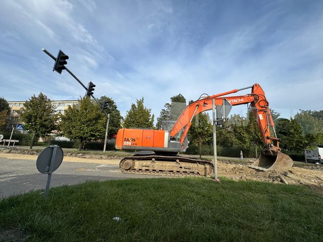 Remont ulicy Podmiejskiej w Kaliszu, wrzesień 2024