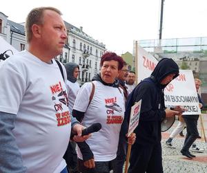 Protest przeciw CPK w Zamościu