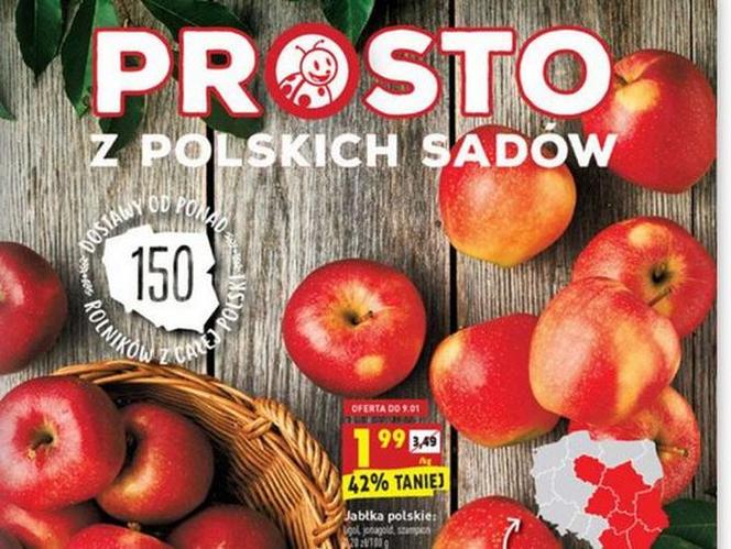 polskie jabłka 1,99 zł/kg