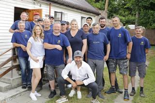 Ela Romanowska na planie Nasz nowy dom