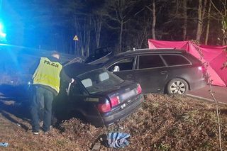 Nie żyje 63-letnia kobieta, 19-latek trafił do szpitala. Tragedia na DK 63 pod Łukowem