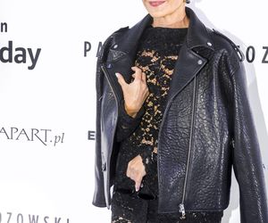 Małgorzata Kożuchowska jak z Matrixa. Mówi, co skrywa pod płaszczem