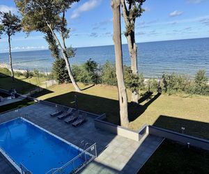 Widok z apartamentu Hevenia w Rewalu