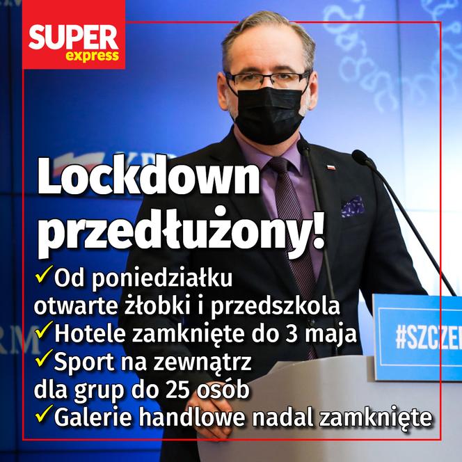 Lockdown przedłużony!