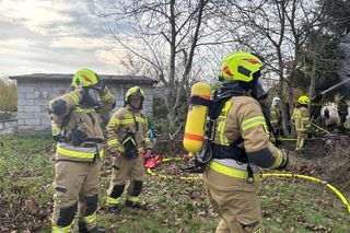 Gmina Skórzec: w Teodorowie spłonął drewniany dom. W budynku strażacy znaleźli ciało mężczyzny