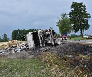en strażak to prawdziwy bohater! Pan Tomasz ryzykował życiem, by ratować kierowcę z płonącego TIR-a
