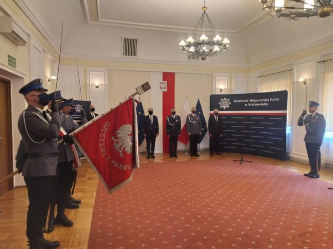 Święto policji inne niż zwykle. Tak wyglądały obchody w Białymstoku [ZDJĘCIA]