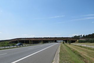 Utrudnienia na autostradzie A4. Przez remont przejścia dla zwierząt zamknęli lewy pas