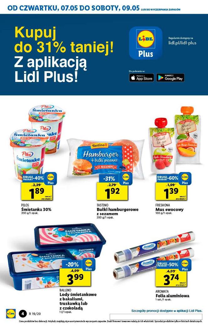 Ceny podstawowych produktów - LIDL