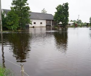Podtopienia w powiatach jędrzejowskim i włoszczowskim