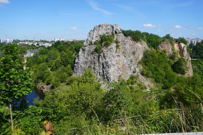 Jezioro Szmaragdowe na Kadzielni w Kielcach