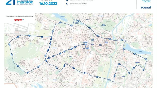 Trasa 21. Poznań Maratonu
