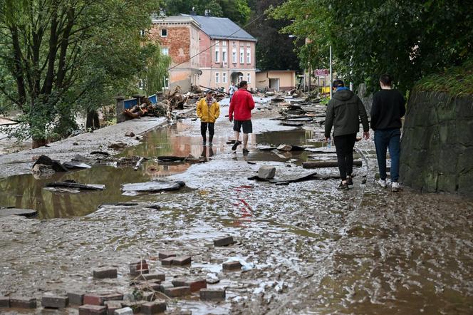 Lądek Zdrój po przejściu fali