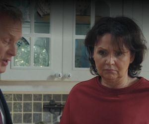 M jak miłość odc. 1883. Artur Rogowski (Robert Moskwa), Marysia (Małgorzata Pieńkowska)