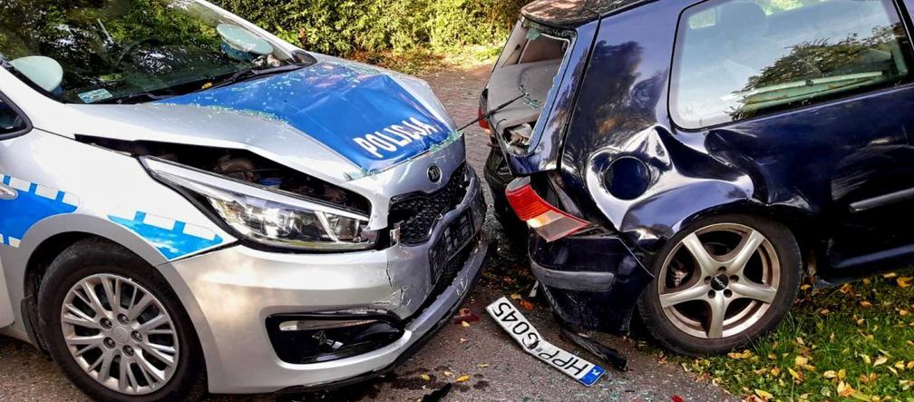 Uciekał przed policją na parafię? Groza w Gliwicach [ZDJĘCIA]