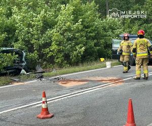  Czołowe zderzenie w Wawrze