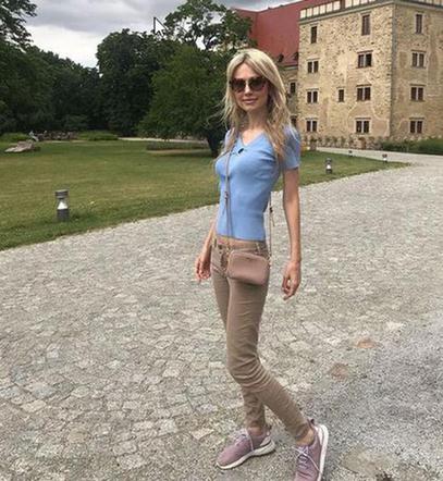 Magdalena Ogórek walczy z upałem