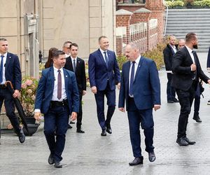 Prezydent na dożynkach.