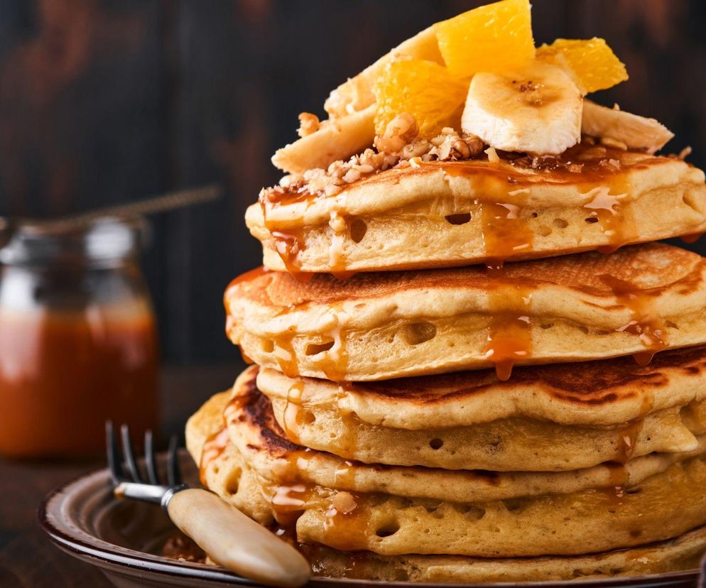 puszyste bananowe placuszki