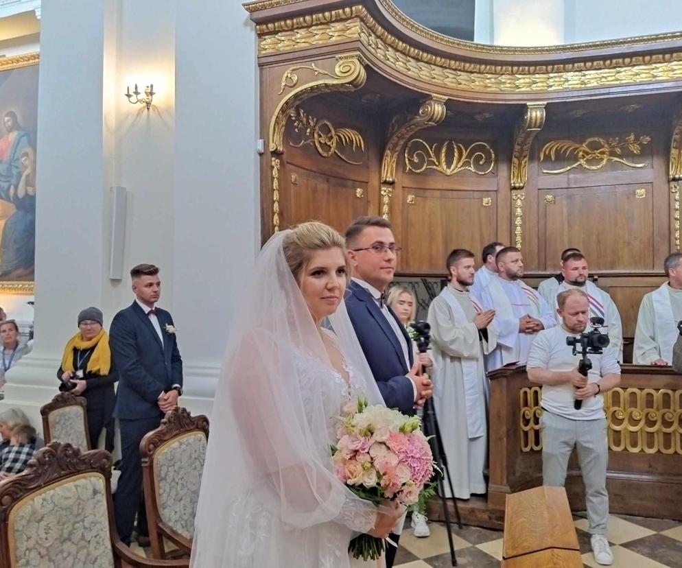 Dawid i Paulina powiedzieli „tak”. Wyjątkowy ślub na lubelskiej pielgrzymce! 