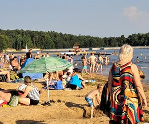 Tłumy wypoczywających nad starachowicką Lubianką