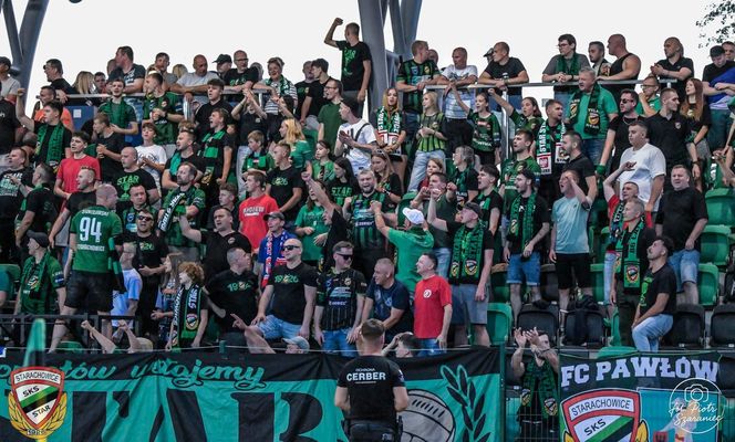 To było wielkie święto futbolu w Starachowicach. A oprawa kibiców SZTOS