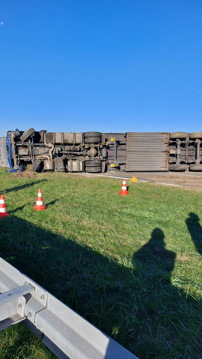 Wypadek na A4 koło Tarnowa