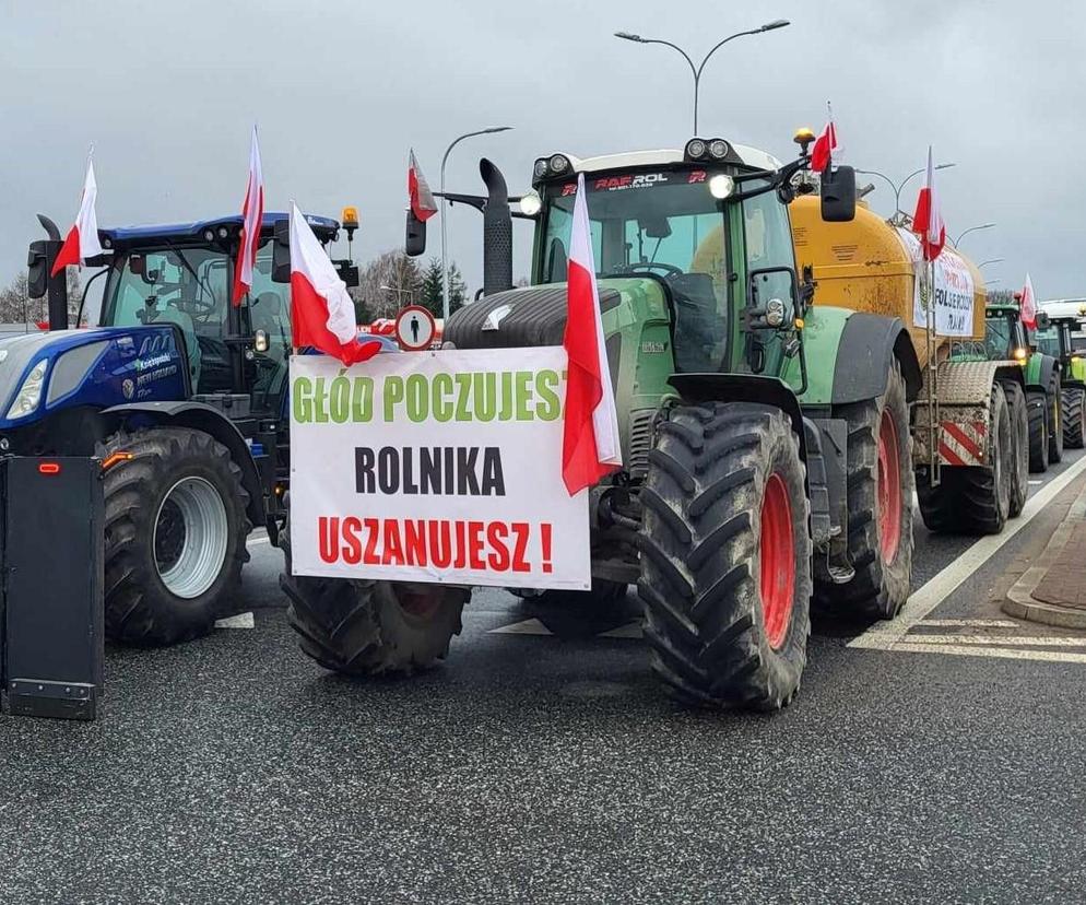 20 marca kolejne utrudnienia spowodowane protestem rolników. Kolumny ciągników przejadą przez DW nr 637 i DK nr 2