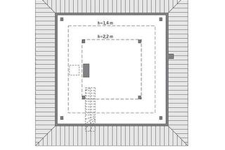 Czterolistna koniczyna wariant XIX - rzut poddasza do adaptacji