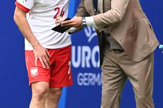 Michał Probierz na meczu z Holandią