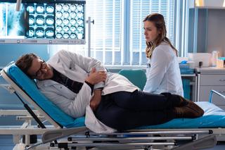 Na dobre i na złe odc. 870. Hania Sikorka (Marta Żmuda Trzebiatowska), Miłosz (Mikołaj Roznerski)