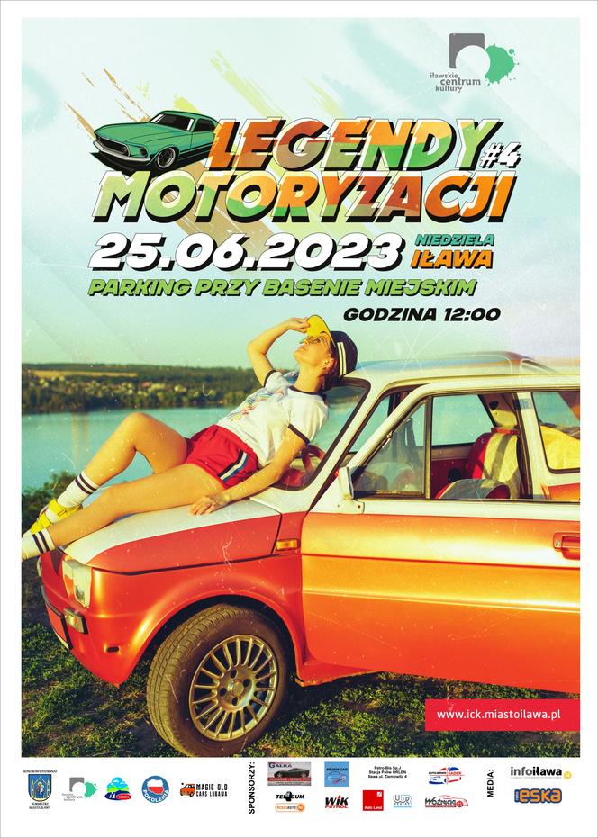 Legendy Motoryzacji już czwarty raz w Iławie plakat1