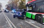 Osobówka zderzyła się z miejskim autobusem w Lublinie