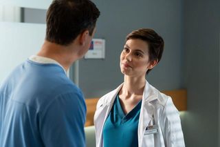 Na dobre i na złe odc. 956. Blanka (Pola Gonciarz), Krzysztof Radwan (Mateusz Damięcki)