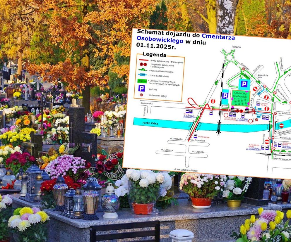 Wszystkich Świętych 2025 we Wrocławiu. Zmiany w ruchu i komunikacji