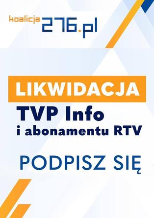 Chcą likwidacji TVP Info i abonamentu