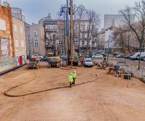 Ruszyły prace na budowie parkingów kubaturowych w śródmieściu Łodzi