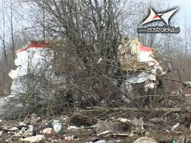 Makabryczne zdjęcia ze Smoleńska - ciała i resztki samlotu - 18+ 
