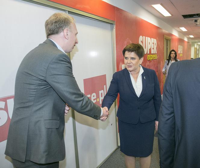 Premier Szydło z wizytą w Super Expressie