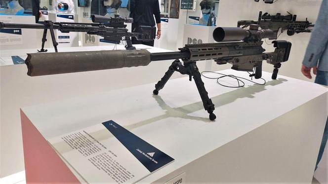 Karabin wyborowy SR-50U z tłumikiem na MSPO 2023