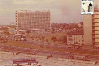 Widokówka z przełomu lat 70. i 80. a na niej hotel Rzeszów