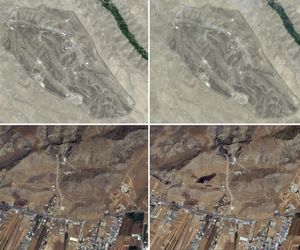 Izraelski dron zaatakował jeden z zakładów na polach gazowych na południu Iran, doszło do potężnego wybuchu i pożaru.