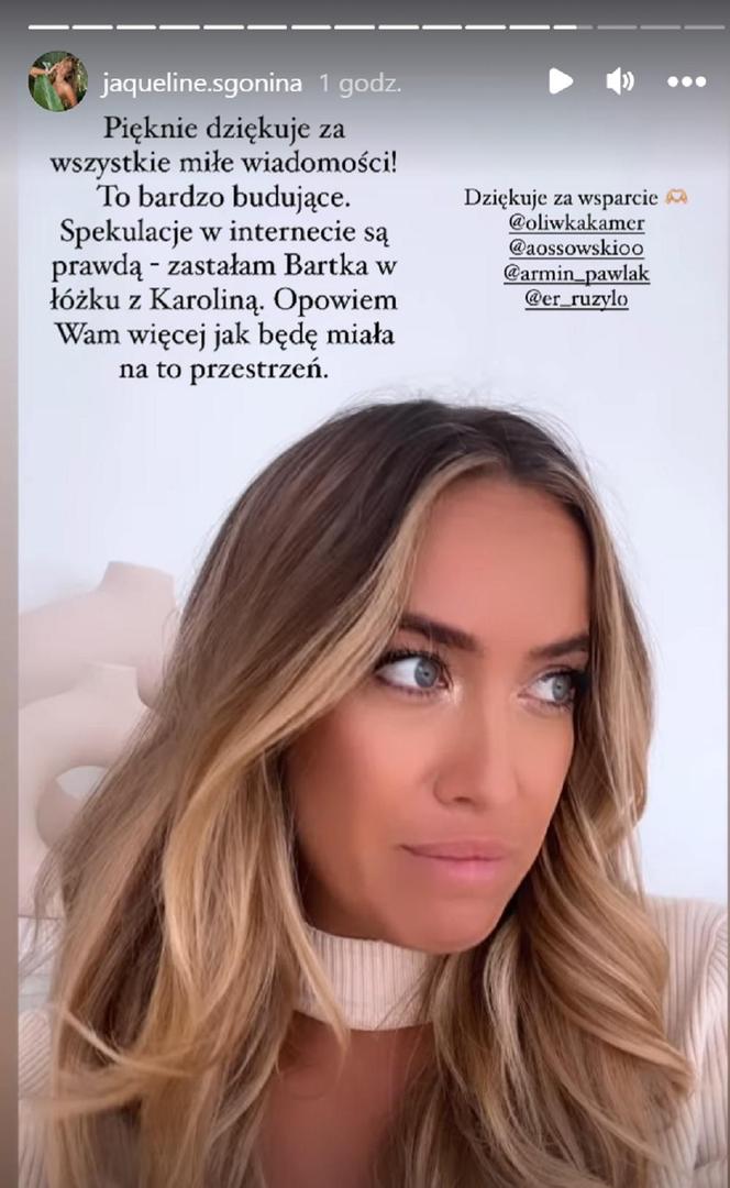 Love Island 8 – Jaqueline potwierdza pogłoski. 