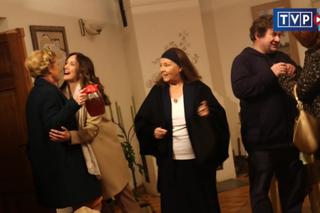 Ranczo 10 sezon. Lucy (Ilona Ostrowska), Kusy (Paweł Królikowski), Michałowa (Marta Lipińska), Krystyna Więcławska (Dorota Chotecka)