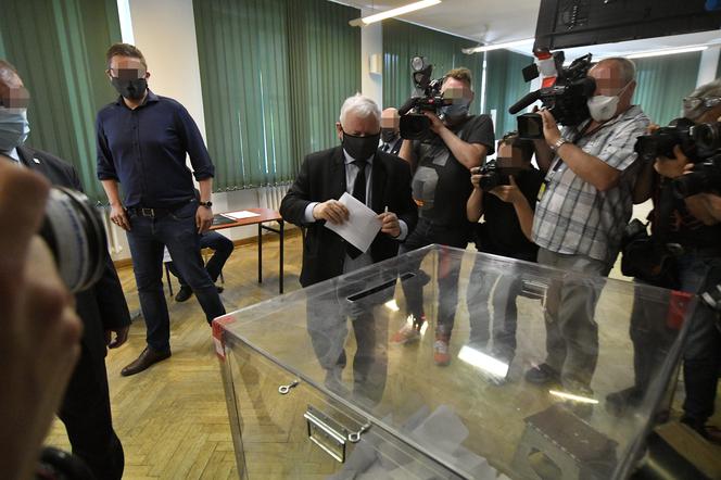 Wybory 2020 Prezes PiS Jarosław Kaczyński oddał swój głos