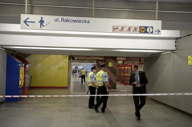 Wypadek na stacji metra Pole Mokotowskie