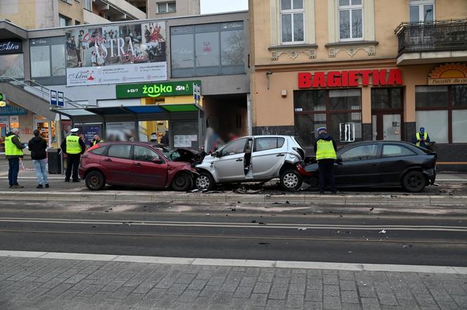 Wypadek w Szczecinie plac Rodła 