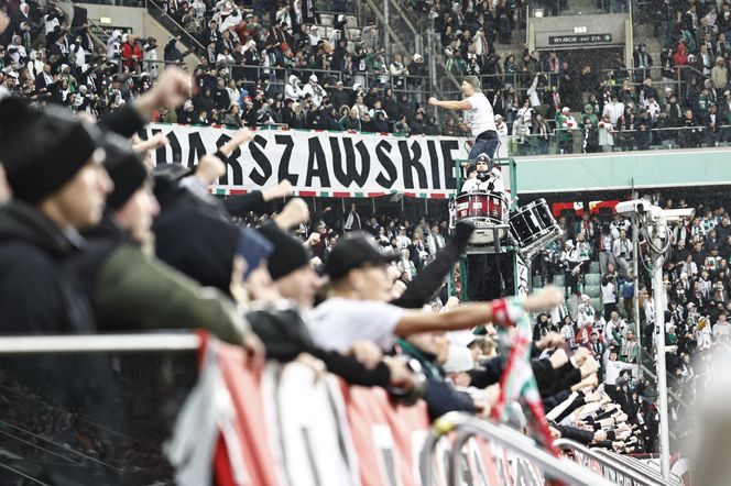 Legia Warszawa - Lech Poznań: Zdjęcia kibiców z klasyku i 13. kolejki PKO BP Ekstraklasy